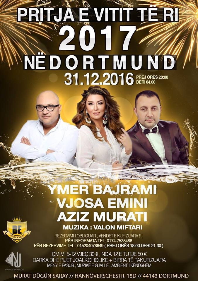 Gezuar Vitin e Ri 2017 në Dortmund